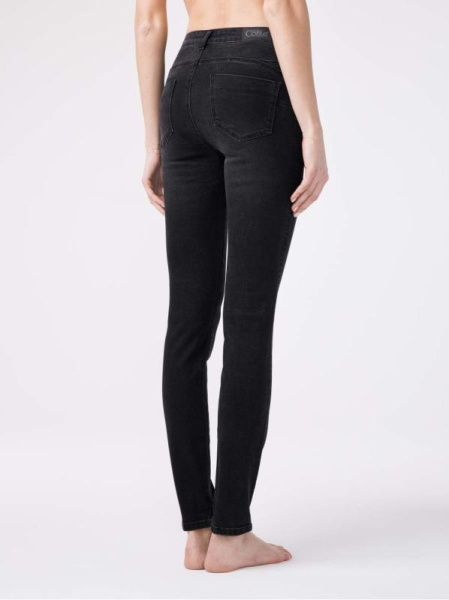 Моделирующие eco-friendly джинсы skinny push-up с высокой посадкой CON-148