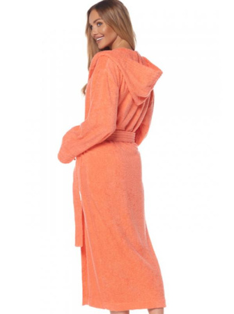 Халат L&L 2102 Frotte Персик || Халат L&L 2102 Frotte Персик