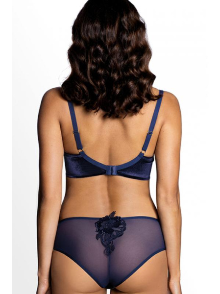 Комплект Ewa Bien Dolores - бюстгальтер с мягкой чашкой B104 и бразилианки C511 Синий