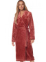 Халат L&L 2123 Flower Терракотовый || Халат L&L 2123 Flower Терракотовый