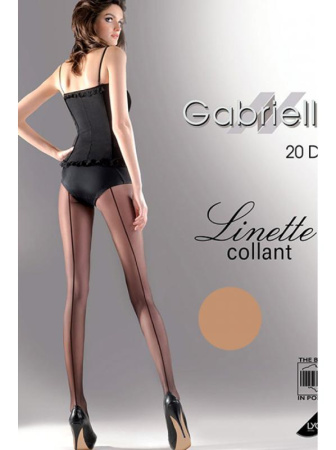 Колготки Gabriella Linette 20 den без трусиковой части Бежевый