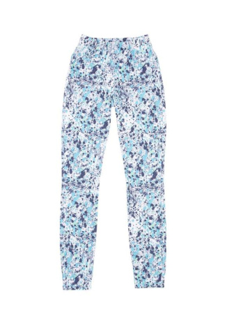 Джеггинсы с акварельным принтом IMPRESSA, р.170-90, bright turquise || Джеггінси з акварельними принтом IMPRESSA, р. 170-98, bright turquise