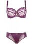 Комплект Samanta Papilio - бюстгальтер с мягкой чашкой A122 и полные трусики B300 Бургунд || Комплект Samanta Papilio - бюстгальтер с мягкой чашкой A122 и полные трусики B300 Бургунд