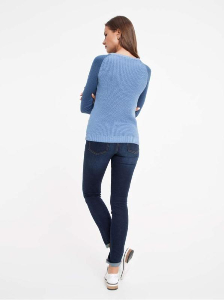 Ультракомфортный джемпер из хлопковой пряжи 027 Ультракомфортный джемпер из хлопковой пряжи 027