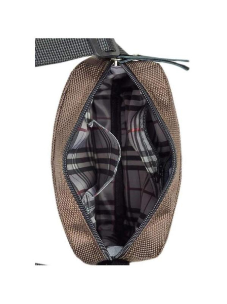 Сумка - Планшет Унисекс Leather Nylon Коричневый P2401Ex042