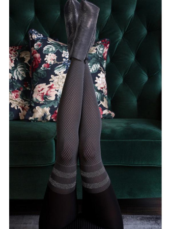 Колготки Gabriella Kate 60 den без трусиковой части  Графитово-черный || Колготки Gabriella Kate 60 den без трусиковой части  Графитово-черный