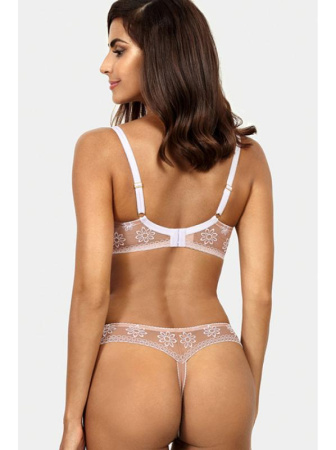 Комплект Ewa Bien Avero - бюстгальтер формованный B312 и стринги C201 Телесно-белый
