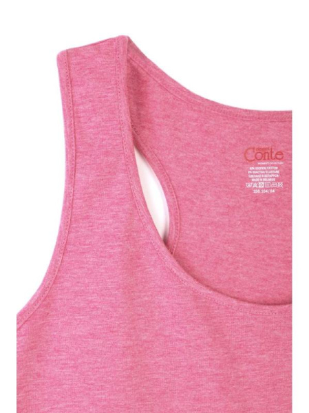 Трикотажна білизна Майка жіноча CELG BASIC LM 646, р.158,164-84, рожевий меланж Трикотажна білизна Майка жіноча CELG BASIC LM 646, р.158,164-84, рожевий меланж