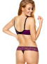 Комплект Kinga Grace - бюстгальтер push up PU-706 и стринги S-706/1 Черно-фиолетовый || Комплект Kinga Grace - бюстгальтер push up PU-706 и стринги S-706/1 Черно-фиолетовый
