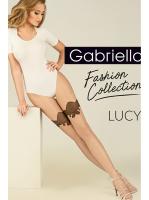 Колготки Gabriella Lucy 20 den без трусиковой части Дымчато-бежево-черный Колготки Gabriella Lucy 20 den без трусиковой части Дымчато-бежево-черный