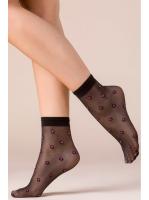 Носки Gabriella Stars Color Черно-малиновый