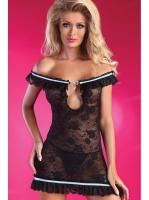 Комплект LivCo Corsetti Mija Черно-голубой