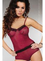 Комплект LivCo Corsetti Rayen Бордово-черный