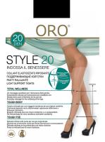 Колготки ORO Style 20 den с уплотненными шортиками и профилактическим массажем Черный Колготки ORO Style 20 den с уплотненными шортиками и профилактическим массажем Черный