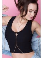 Боди - декоративная цепочка на тело Julimex Bijoux Ivy Золотой