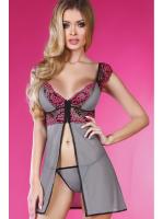 Комплект LivCo Corsetti Daylight Пепельно-черно-малиновый