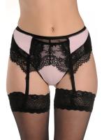 Пояс ORO CNT-408 Черно-розовый