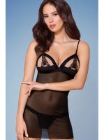 Комплект Obsessive 865-CHE-1 chemise Черный