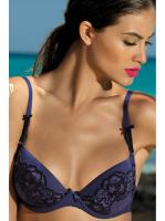 Бюстгальтер push up Kinga Emozione I PU-315  Сине-черный Бюстгальтер push up Kinga Emozione I PU-315  Сине-черный