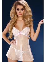 Комплект LivCo Corsetti Daphne Бело-розовый