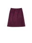 Замшевая юбка А-силуэта c рельефными линиями DESIRE || Спідниця жін. CE DESIRE, р.164-94, grape wine