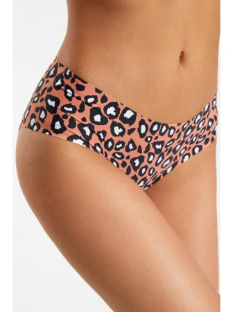 Полные трусики Julimex Simple Panther Черно-белый-капучино