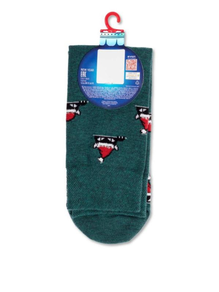 Носки муж. DW NEW YEAR 19С-66СП, р.27-29, 524 темно-бирюзовый