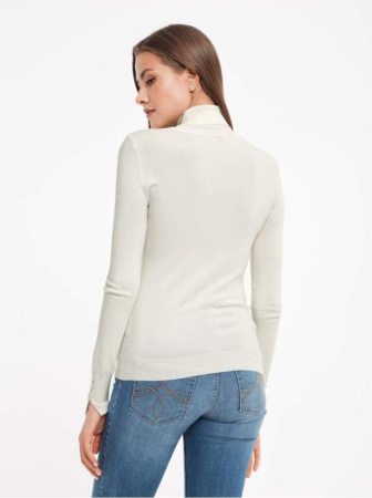 Свитер из пряжи с вискозой премиального качества 026 || Джемпер жін. CE LDK026 17С-86СП, р.170,176-84, екрю