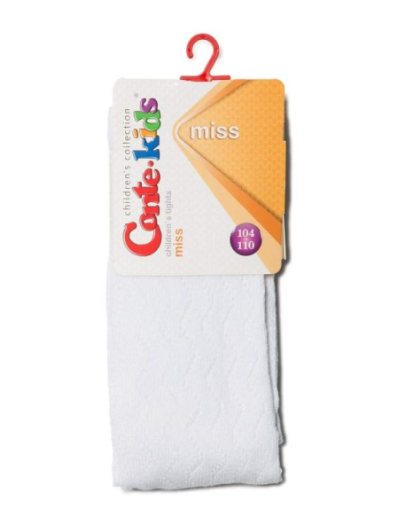 Колготки детские Conte Kids MISS 7С-80СП, р.92-98, 268 білий Колготки детские Conte Kids MISS 7С-80СП, р.92-98, 268 білий