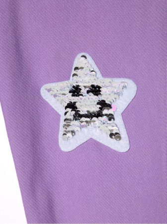 Джеггинсы со звездочками из пайеток MINI COSMO, р.104, 110-56 || Джеггинсы со звездочками из пайеток MINI COSMO, р.104, 110-56