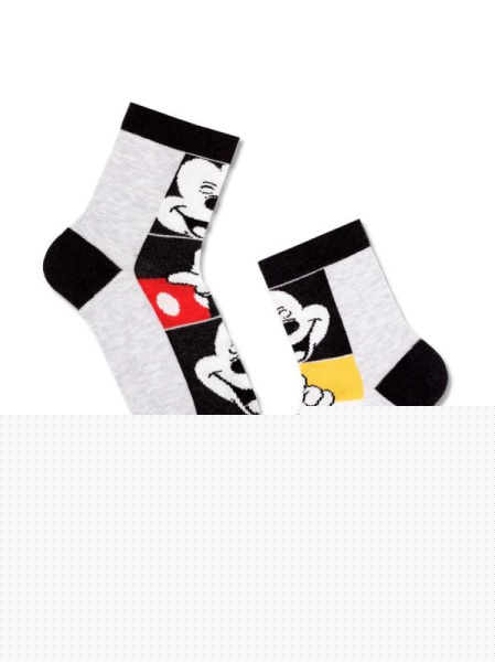 Шкарпетки дит. DISNEY 17С-126СПМ, р.22, 348 чорний-світло-сірий