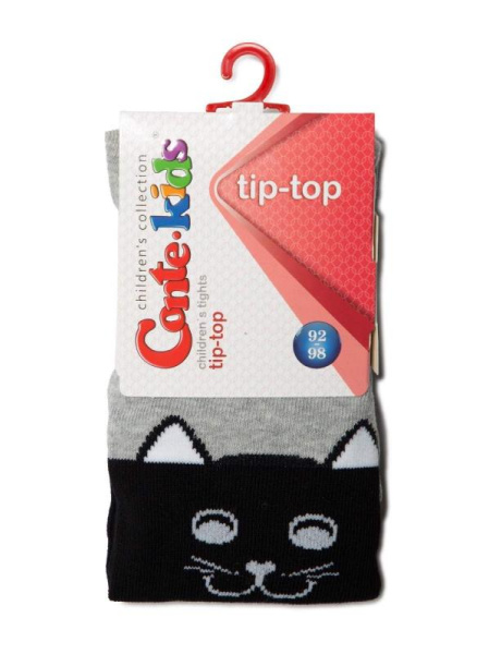 Колготки детские Conte Kids TIP-TOP, р.92-98, 466 чорний-сірий Колготки детские Conte Kids TIP-TOP, р.92-98, 466 чорний-сірий