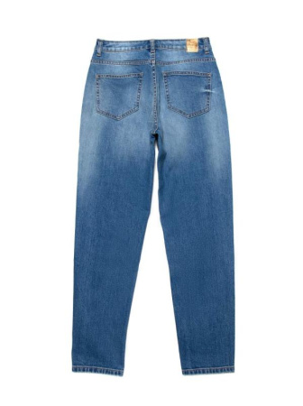 Eco-friendly джинсы Mom Fit с высокой посадкой CON-187 || Брюки джинсові жін. CE CON-187, р.170-106, mid blue Eco-friendly джинсы Mom Fit с высокой посадкой CON-187 || Брюки джинсові жін. CE CON-187, р.170-106, mid blue