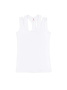 Однотонный топ из вискозы с фигурным декольте LD 1124 || Джемпер жін. CE LD 1124, р.170-92, white