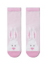 Носки жен. хлопковые Conte HAPPY 18С-268СП, р.23-25, 420 светло-розовый || Шкарпетки жін. бавовняні CE HAPPY 18С-227СП, р.23-25, 174 чорний-білий