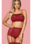 Комплект Obsessive Lividia set  Красный