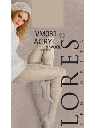 Колготки хлопковые Lores VM031, 3/4, nero(чёрный)