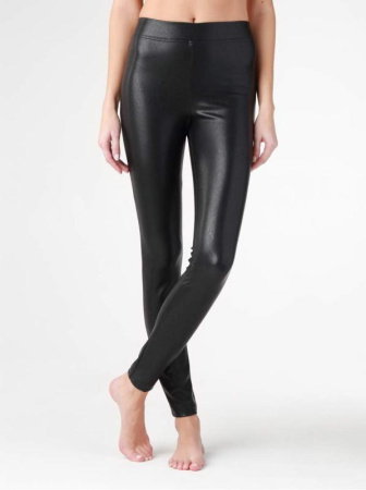 Моделирующие термолеггинсы с высокой посадкой из искусственной кожи BELLA CONTE, р.170-94, royal blaConte Kids