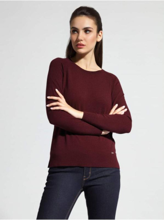 Вязаный джемпер из пряжи с вискозой премиального качества LDK 054