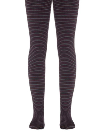 Колготки детские нарядные MARCIA бордовый неро, р.140-146, bordo-nero