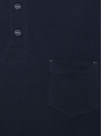 Футболка-поло с контрастной окантовкой MD 944 || Джемпер чол. DW MD 944, р.182-116, patriot blue