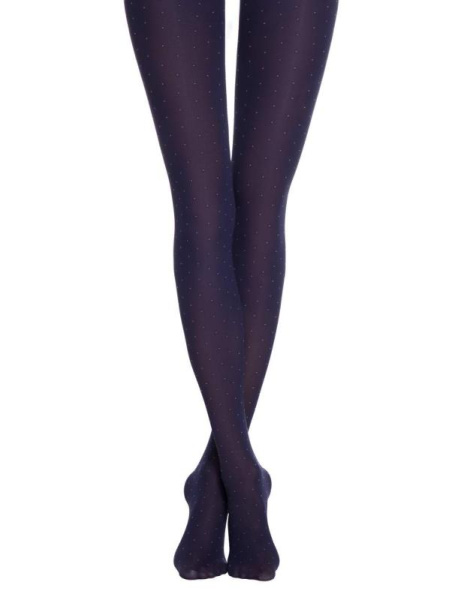 Колготки с рисунком "точки" POINT Lycra, р.2, Marino Колготки с рисунком "точки" POINT Lycra, р.2, Marino