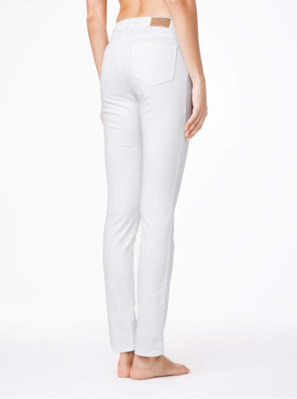 Классические прямые джинсы с эффектом &quot;мгновенная коррекция живота&quot; CON-43W || ВД Брюки джинсові жін. CE CON-43W, р.164-94, білий