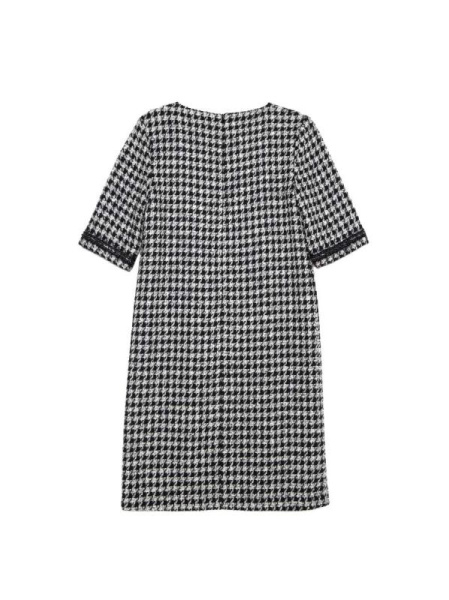 Платье с рисунком &quot;клетка&quot; и легким мерцанием люрекса LPL 1053