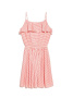 Ультрамодное платье в полоску на тонких бретелях LPL 911 || Плаття жін. CE LPL 911, р.170-96-102, white-coral