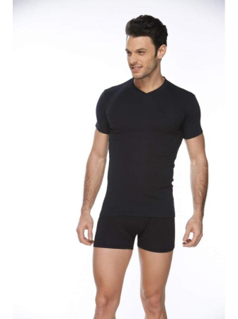 Футболка мужская хлопковая c v-образным воротом Sevim Арт: 9007, 2XL, Белый || Футболка мужская хлопковая c v-образным воротом Sevim Арт: 9007, 2XL, Белый