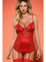 Комплект Obsessive Lovica corset Красный || Комплект Obsessive Lovica corset Красный