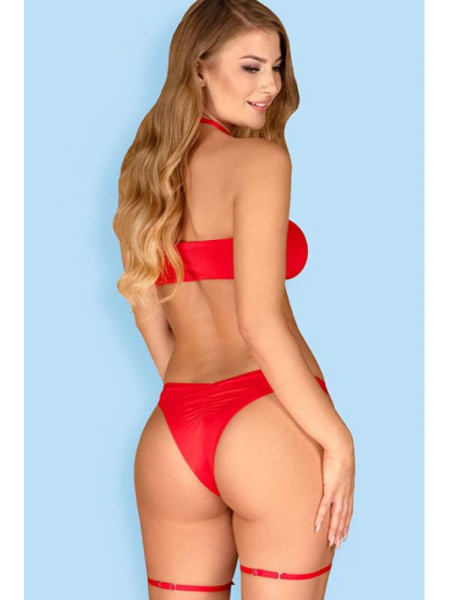 Костюм Obsessive Kissmas set Красный