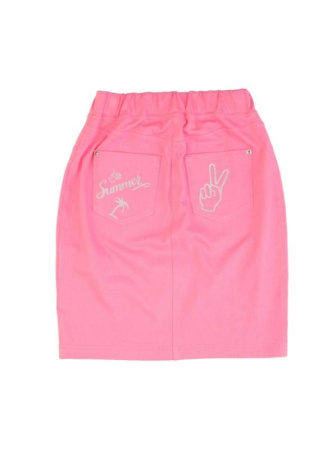 Моделирующая юбка с рисунками на карманах ELECTRA || ВТЖ Спідниця жін. CE ELECTRA, р.170-98, рожевий