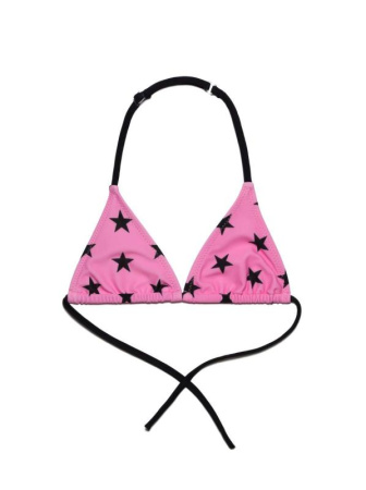 Купальник со звездами MAXI STAR || Костюм купальний для дівчат СE MAXI STAR, р.158,164-84, pink